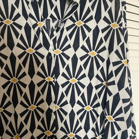 ZARA COTTON MIDI DRESS - Picture 2 of 8